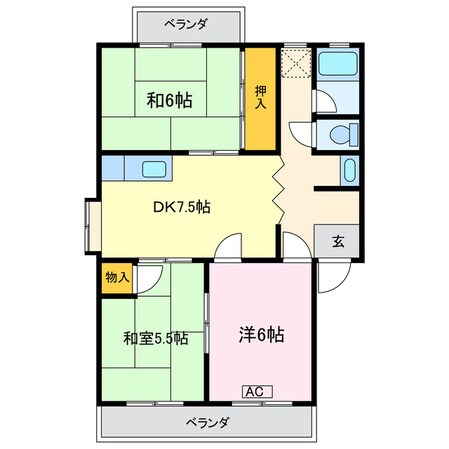 メゾン永島の物件間取画像